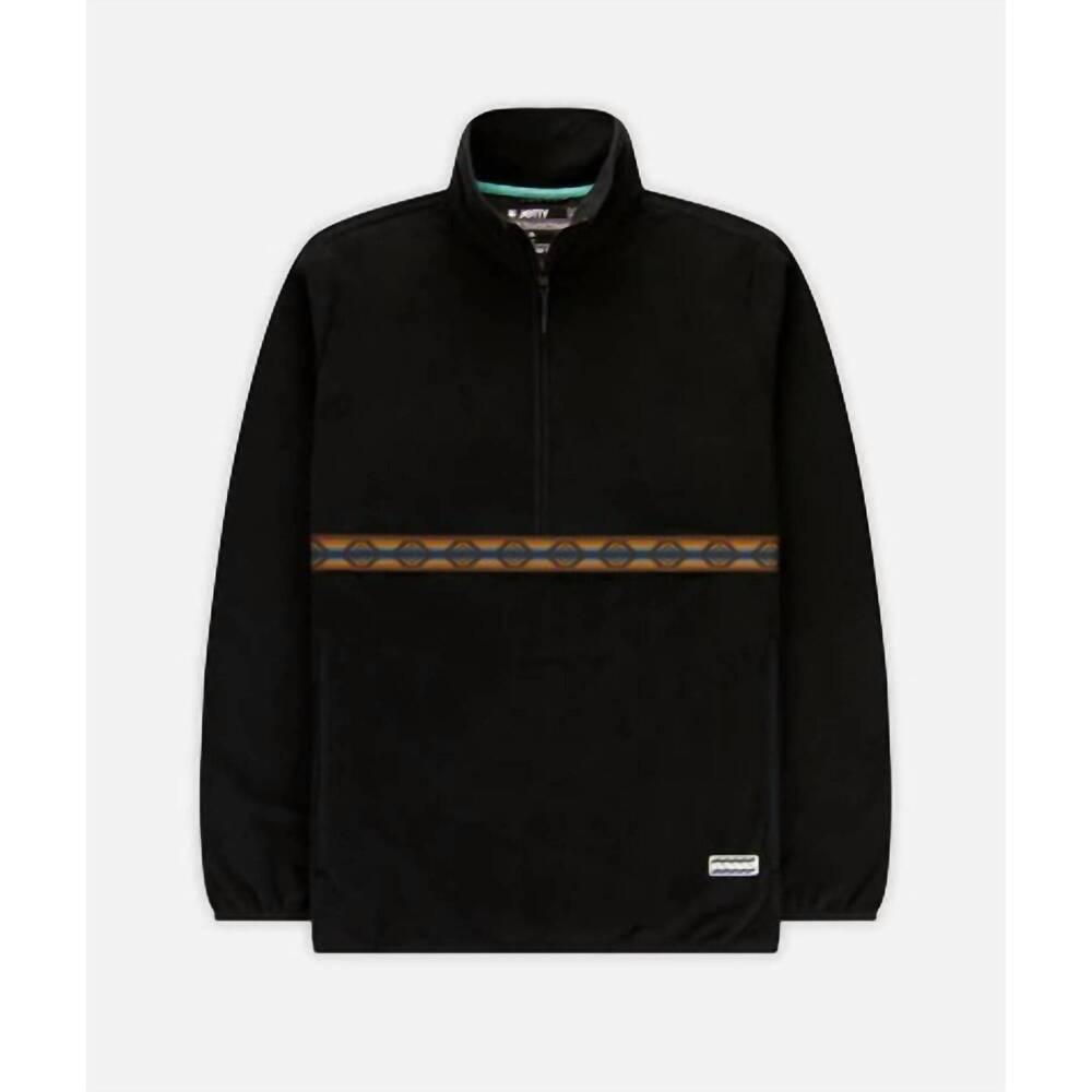 NEW JETTY men's brant fleece jacket in black